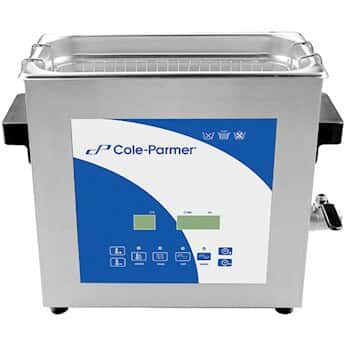Imagem do Produto Banho ultrassônico de 6 litros com temporizador digital e aquecimento, 230 VAC -  EW-08895-11 - COLE PARMER