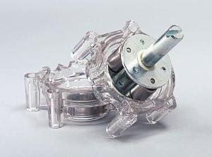Imagem do Produto Cabeça de bomba padrão com eixo longo para tubulação de precisão de alto desempenho, L/S 24, carcaça de policarbonato, rotor SS, 3 Rolos, máx. quociente de vazão:	1700 ml/min - MASTERFLEX - MFLX07024-10