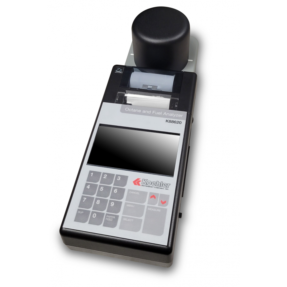 Imagem do Produto Analisador de Combustível Portátil Aprimorado - Modelo K88620 - 115V 60Hz - KOEHLER INSTRUMENT - Precisão e repetibilidade equivalentes aos métodos de teste de motor aprovados pela ASTM (ASTM D2699, D2700)