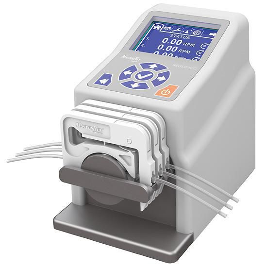 Imagem do Produto Bomba digital Masterflex® Ismatec® Reglo ICC, 2 canais, 12 rolos; 100 a 240 VCA, 50/60 Hz. Fabricante : MASTERFLEX Referência : MFLX78001-62-EU