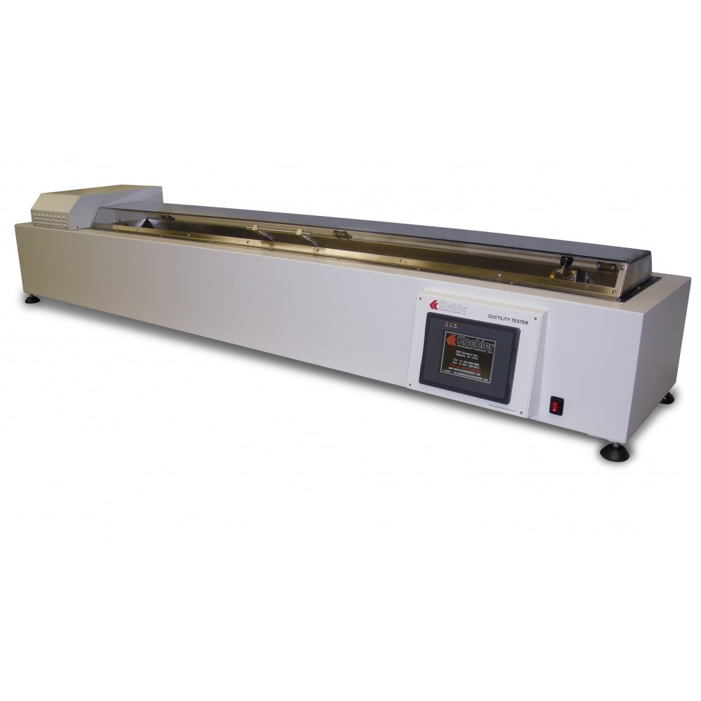 Imagem do Produto Máquina de teste de ductilidade semiautomática 115V/220-240V 50/60Hz - Modelo K80050 - KOEHLER INSTRUMENT - ASTM D113, D5892, D6084