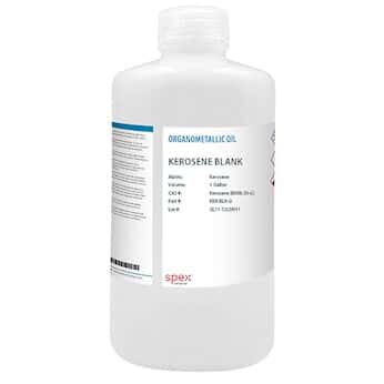 Imagem do Produto Padrão MRC de querosene em branco em galão - Número CAS 8008-20-6 - Galão com 3,78L - SPEX - KER-BLK-G