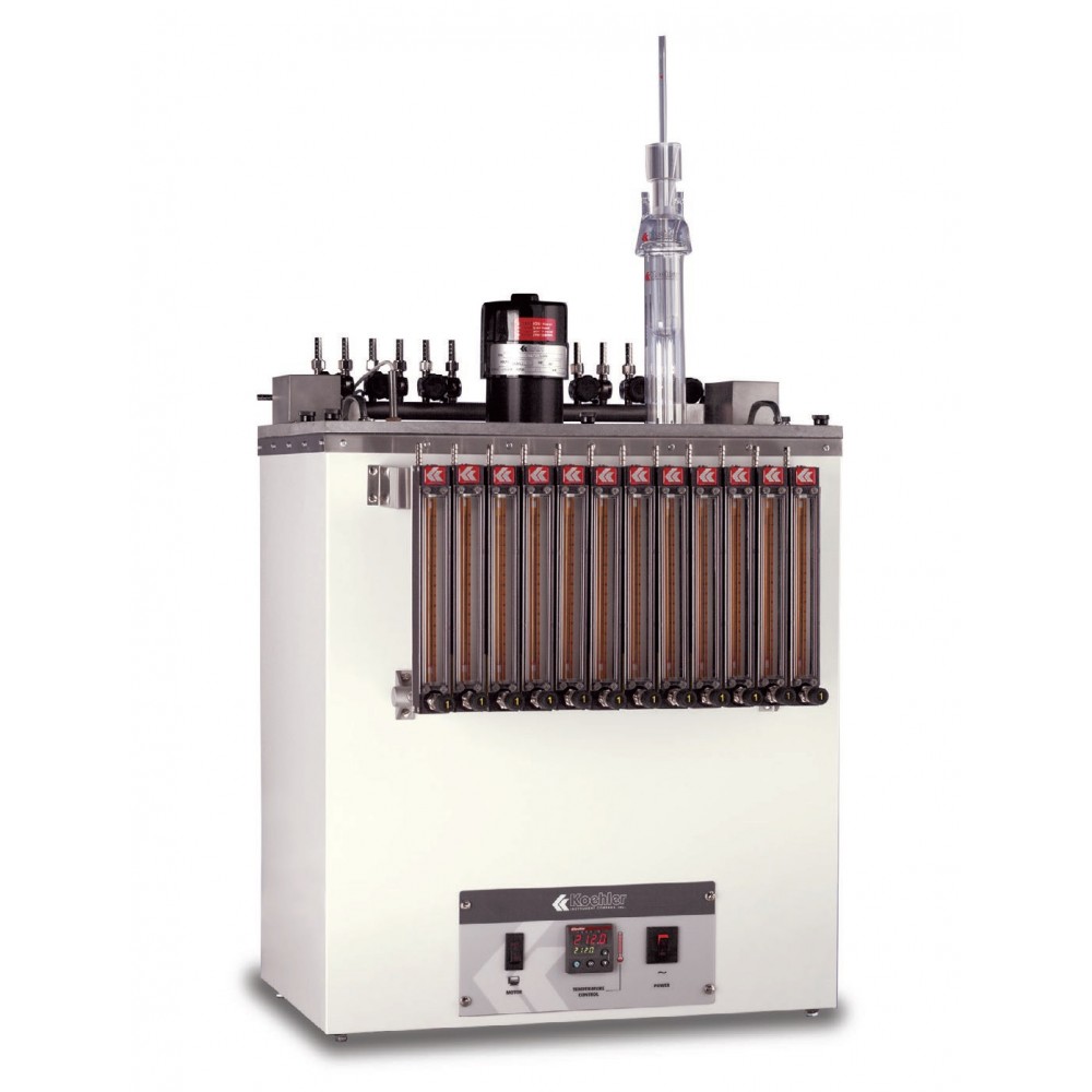 Imagem do Produto Aparelho de Estabilidade à Oxidação 8 Lugares - Modelo K12290 - KOEHLER INSTRUMENT - 220-240V 50/60Hz - ASTM D943, D2274, D2893, D4310, D6158